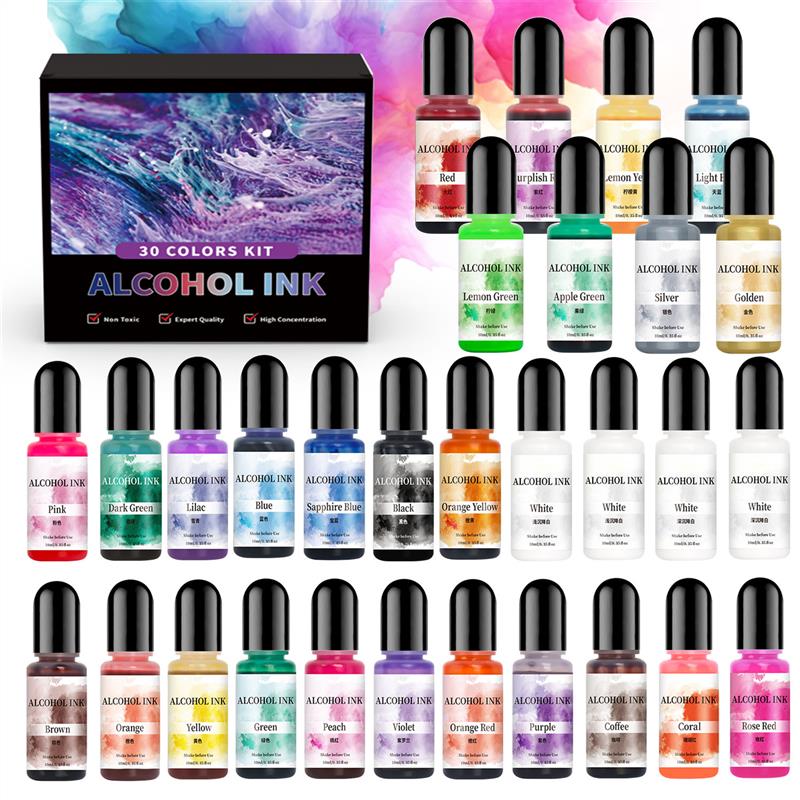 Resin Dye Alcohol - 1 세트 아트 잉크 알코올 에폭시
