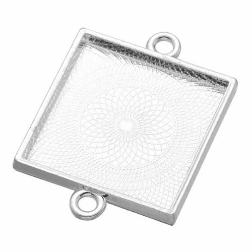 Onebeading Fit 25x25mm 스퀘어 카보  - Bezels Set Pendant 리뷰 및 가격