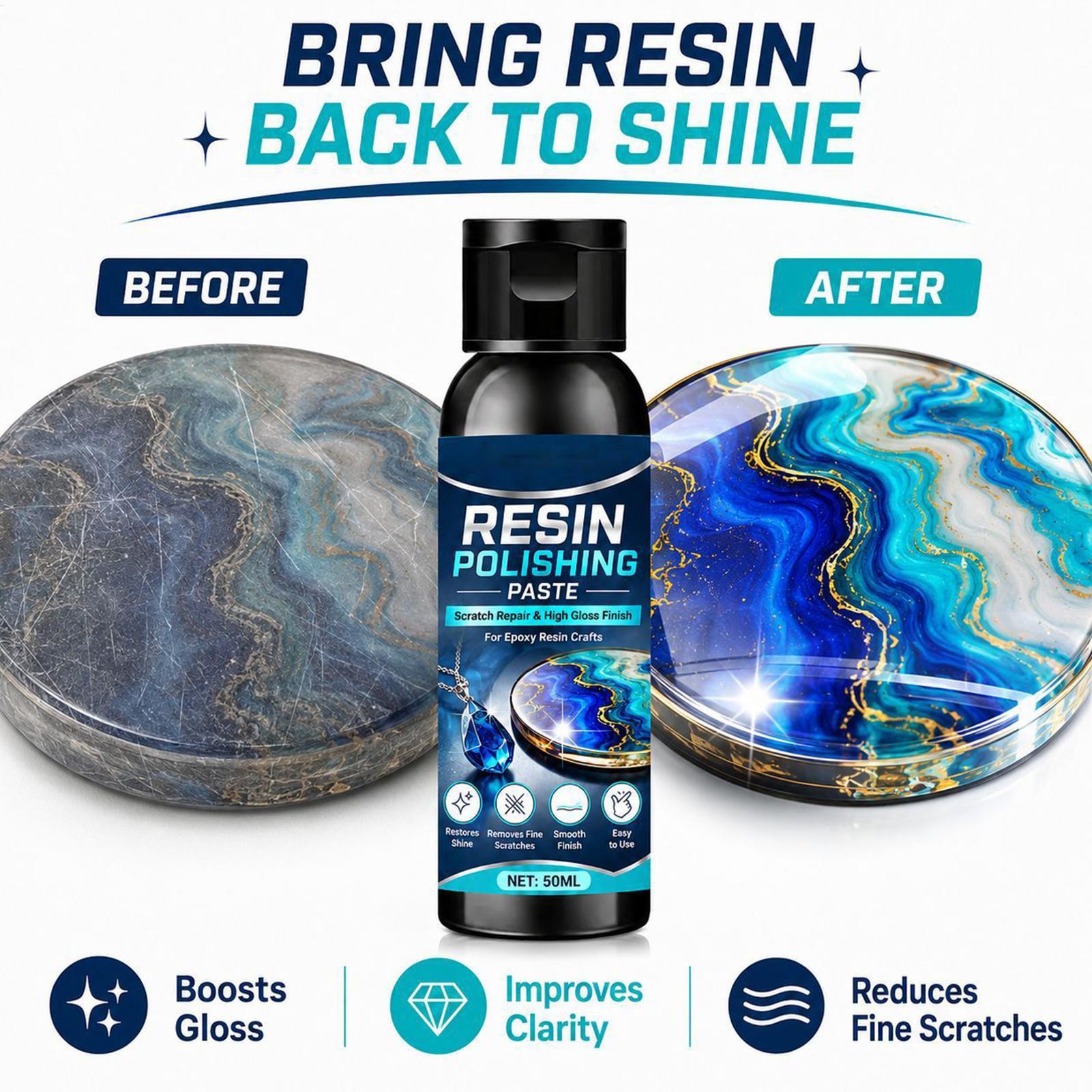 레진 폴리싱 페이스트 50ml 에폭시 몰드 샌딩제용 스 - Resin Craft Workshop 리뷰 및 가격