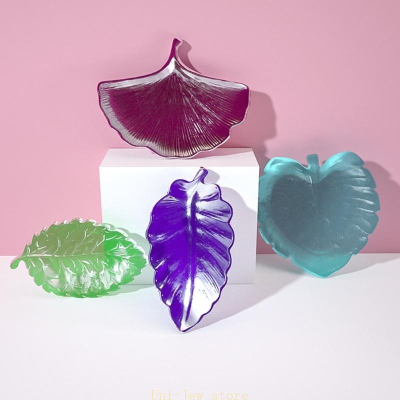 잎 모양 레진 몰드 DIY 접시 몰드 과일 트레이 서빙 - Resin Crafts Diy 리뷰 및 가격
