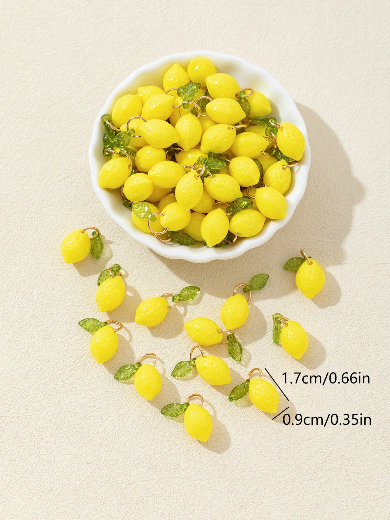 10Pcs 3D 레몬 수지 참 펜던트 귀여운 과일 DI - Resin Crafts Diy 리뷰 및 가격