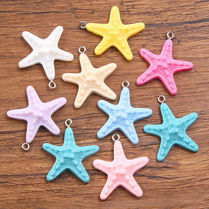 10개 도파민 컬러 불가사리 레진 참 오션 펜던트 DI - Resin Crafts Diy 리뷰 및 가격