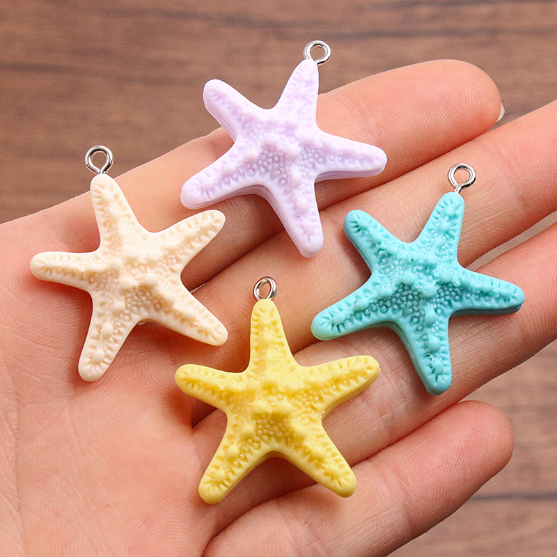 10개 도파민 컬러 불가사리 레진 참 오션 펜던트 DI - Resin Crafts Diy 리뷰 및 가격