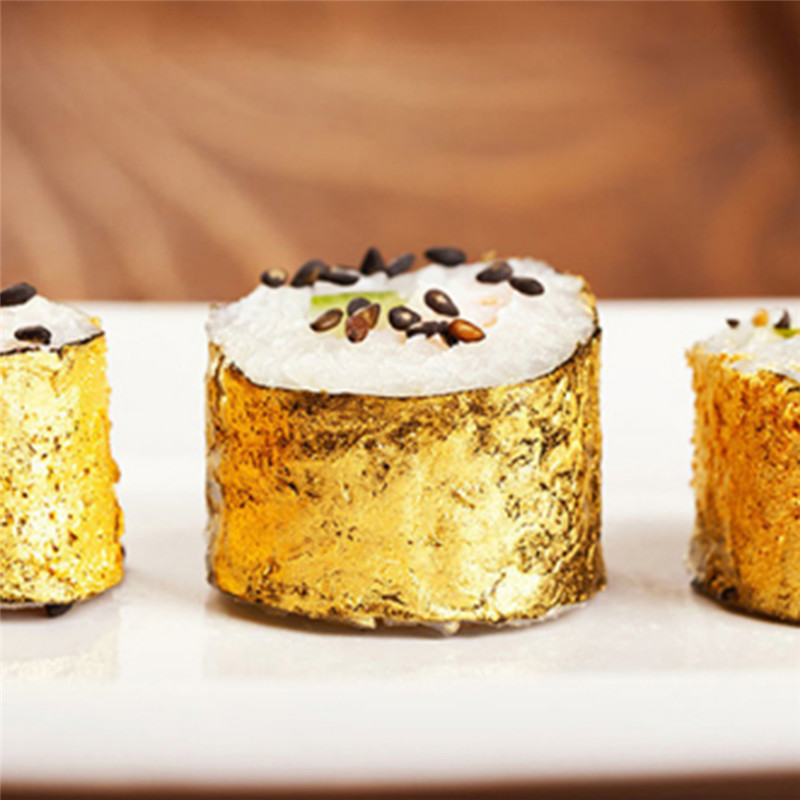 100 Pcs 시트 순수 24K 골드 호일 잎 음식 장 - Gold Foil Flakes 리뷰 및 가격