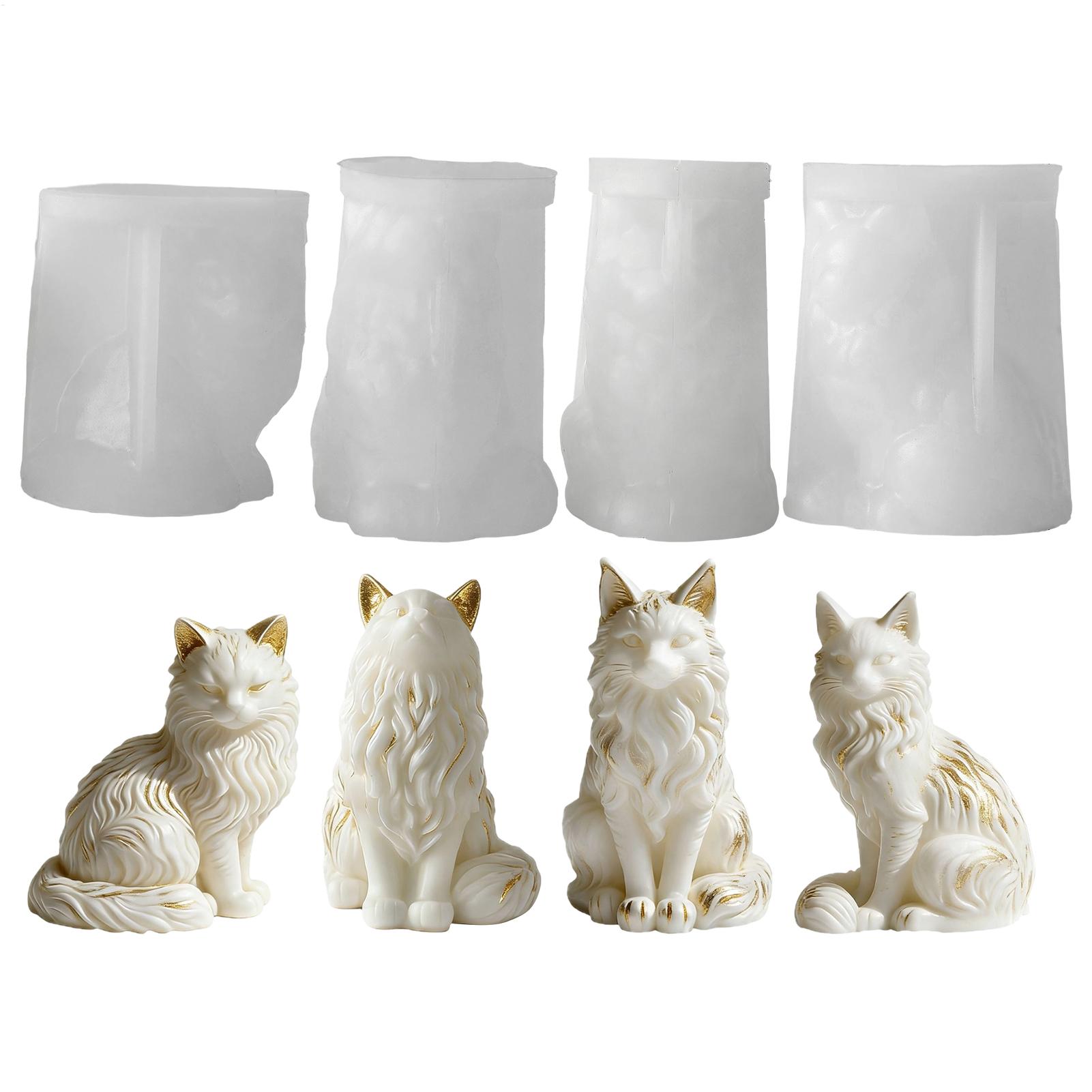 고양이 레진 몰드 |   앉아있는 고양이 모양 콘크리트 - Resin Craft Workshop 리뷰 및 가격