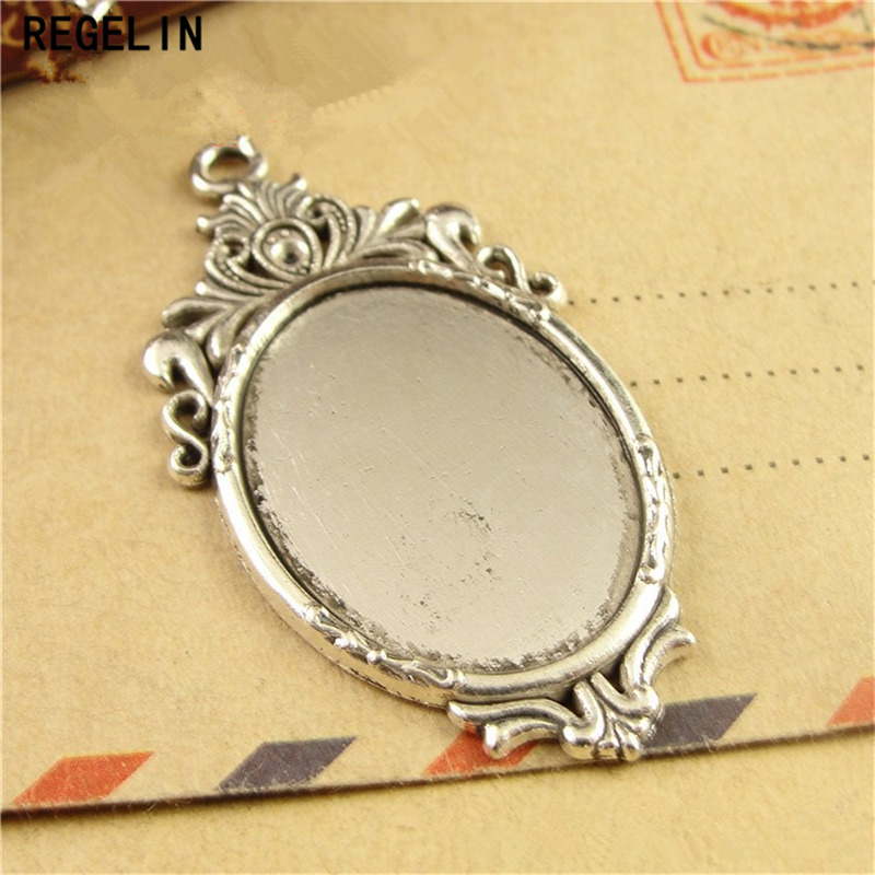 REGELIN 골동품 청동 펜던트 설정 카보 숑 베이스 - Bezels Set Pendant 리뷰 및 가격