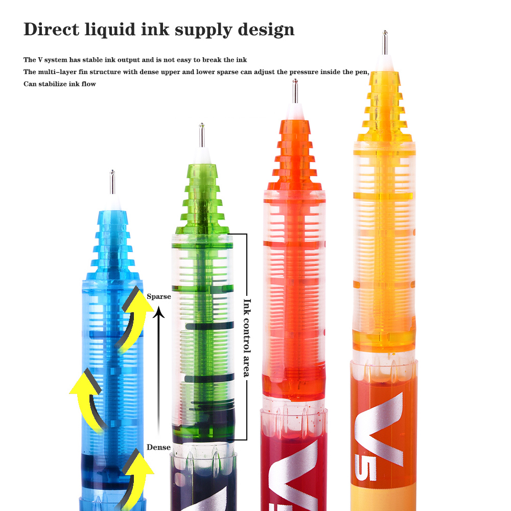 1pcs 일본 파일럿 V5 젤 펜 스트레이트 액체 롤러 - Pilot Pen V5 리뷰 및 가격