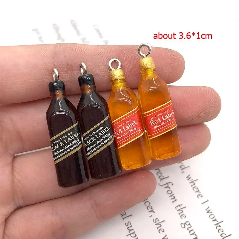 10Pcs 작은 와인 바 병 수지 참 DIY 귀걸이 액 - Resin Crafts Diy 리뷰 및 가격