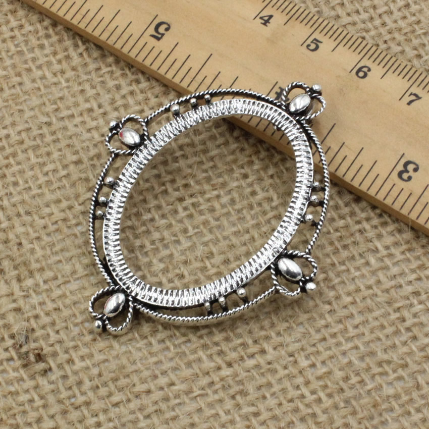 타원형 카보숑 앤티크 실버 골드 프레임 베젤 설정 펜던 - Bezels Set Pendant 리뷰 및 가격