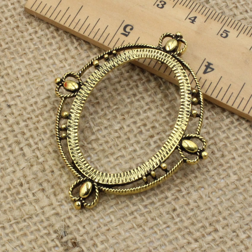 타원형 카보숑 앤티크 실버 골드 프레임 베젤 설정 펜던 - Bezels Set Pendant 리뷰 및 가격